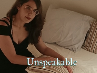 Unspeakable